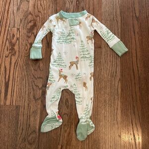 Burt’s Bees Baby Christmas Sleeper 0-3M